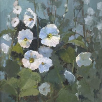 Hollyhocks