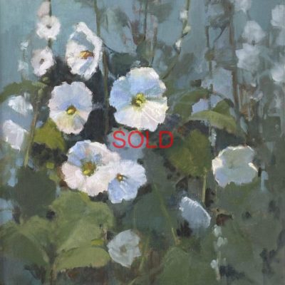 Hollyhocks