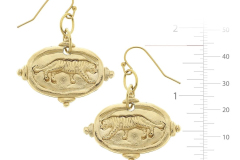 Tiger-Intaglio-Earrings