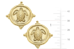 Turtle-Intaglio-Studs