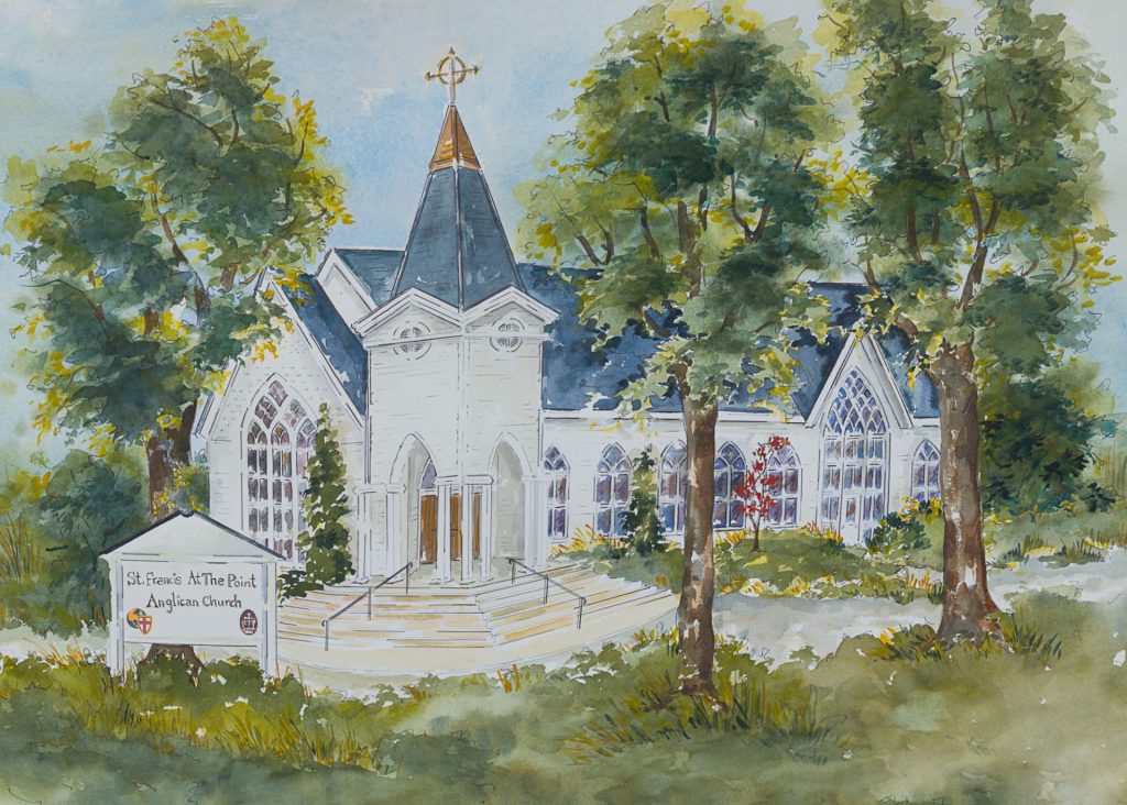"St Francis At The Point" Christine Linson